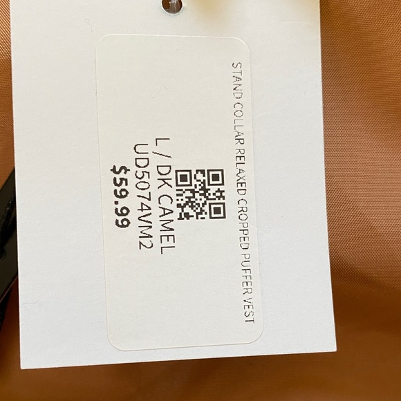 Love Tree Brown Puffer Vest - Picture 3 of 6